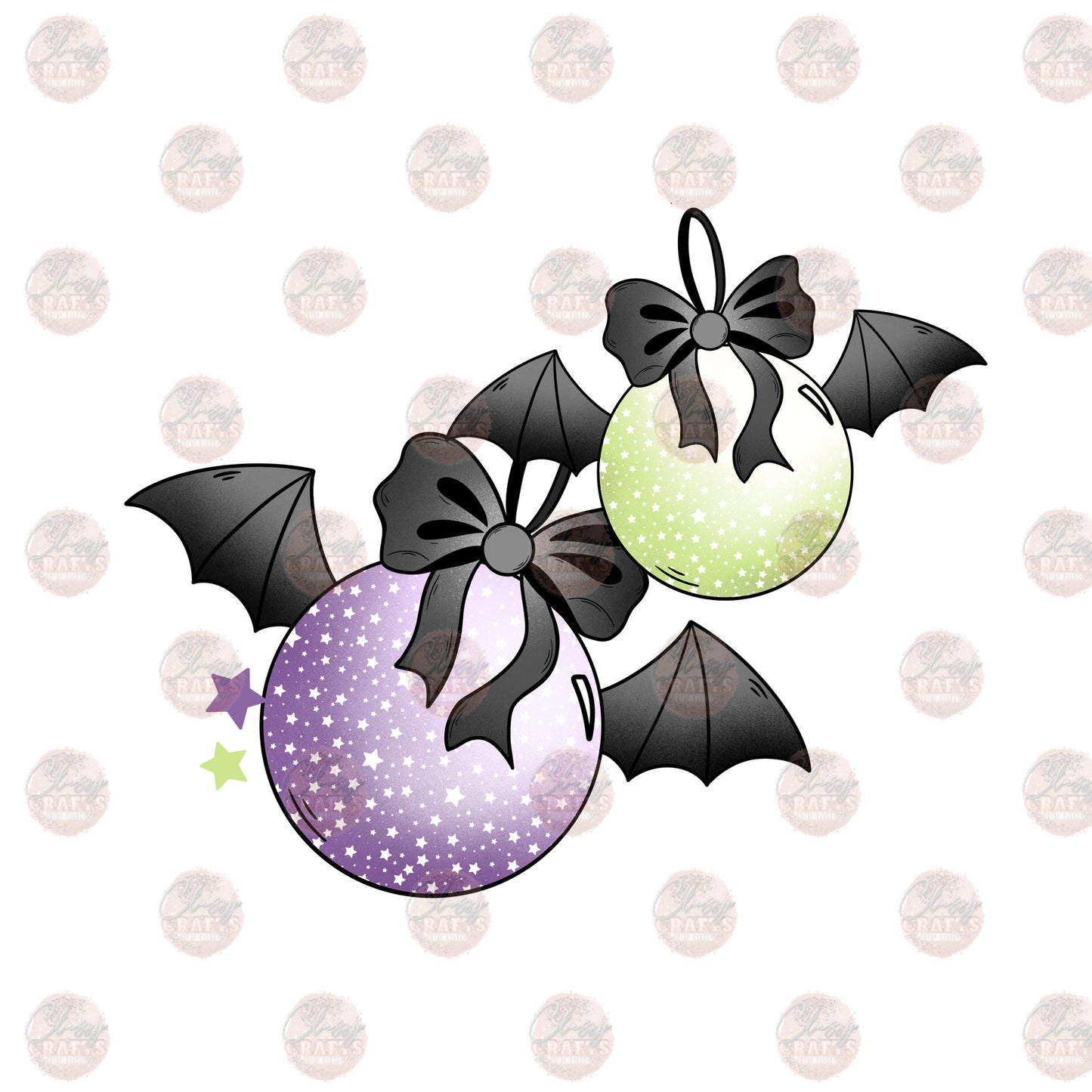 Batty Ornaments Transfer