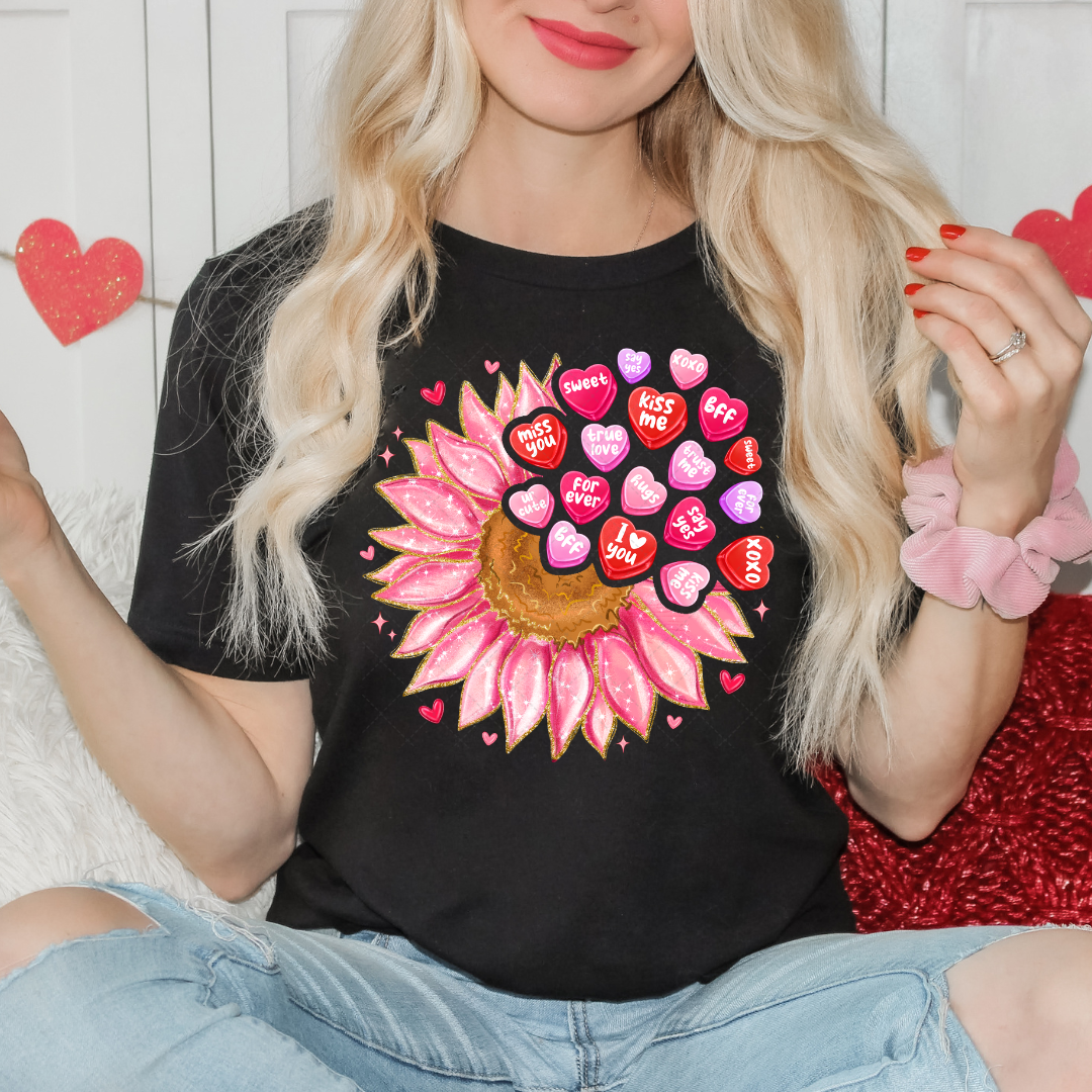 Be Mine Sunflower Transfer
