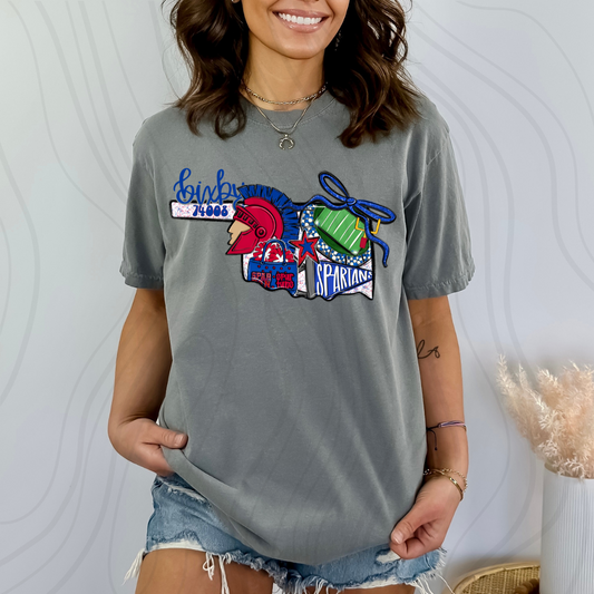 Bixby Spartans Game Day Coquette Transfer