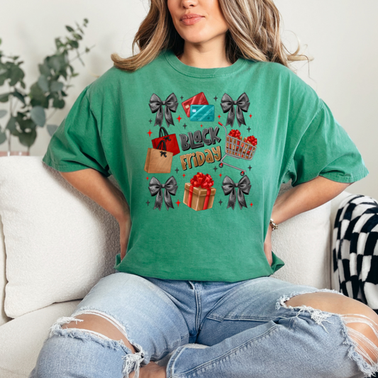 Black Friday Bows Transfer