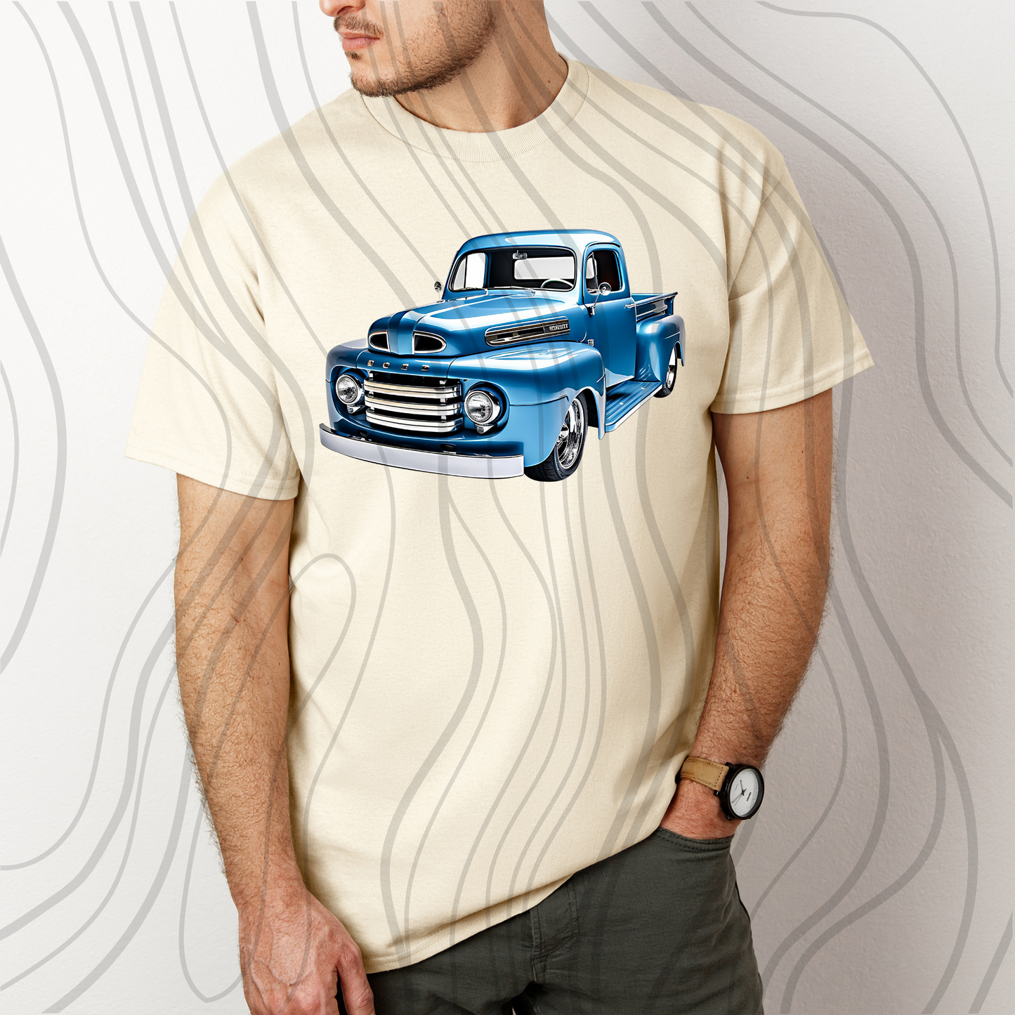 Blue Classic Truck Transfer