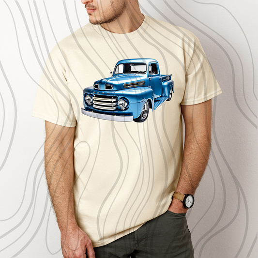 Blue Classic Truck Transfer