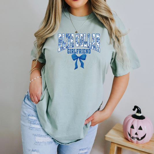 Blue Collar Girlfriend Bow Transfer