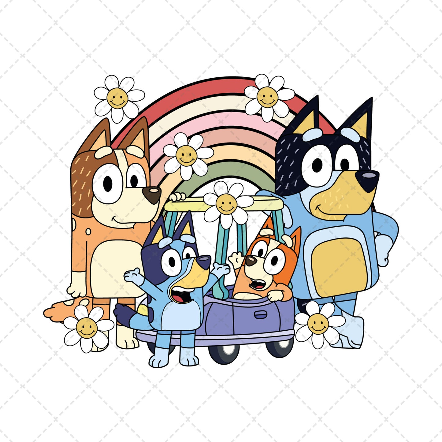 Blue Pup Family Transfer