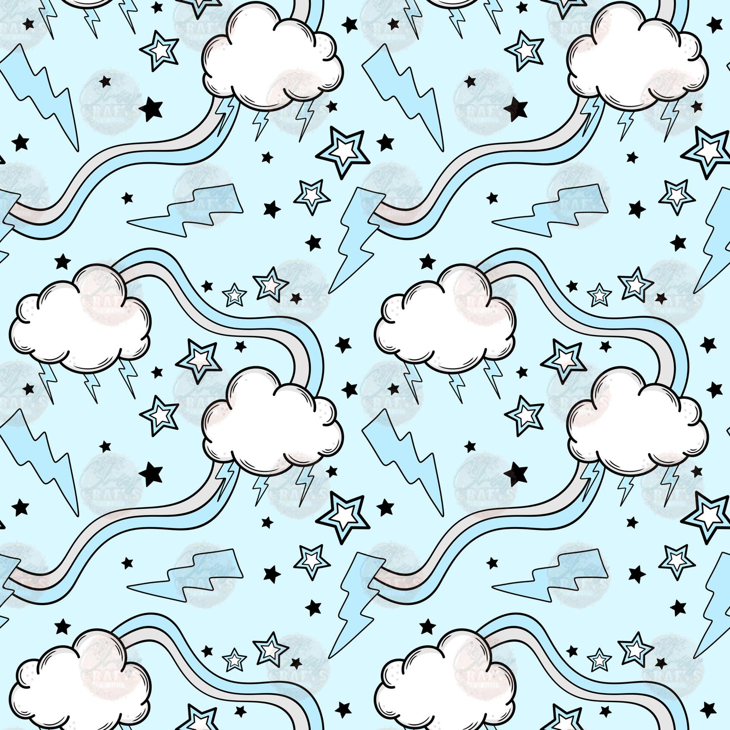 Blue Sky Seamless Wrap