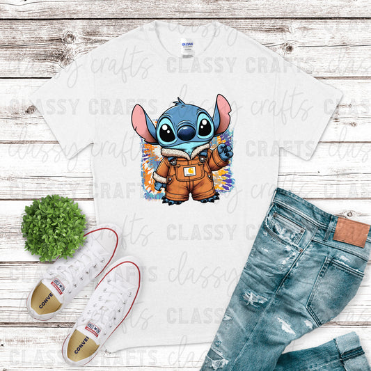 Blue Koala In Coveralls Transfer