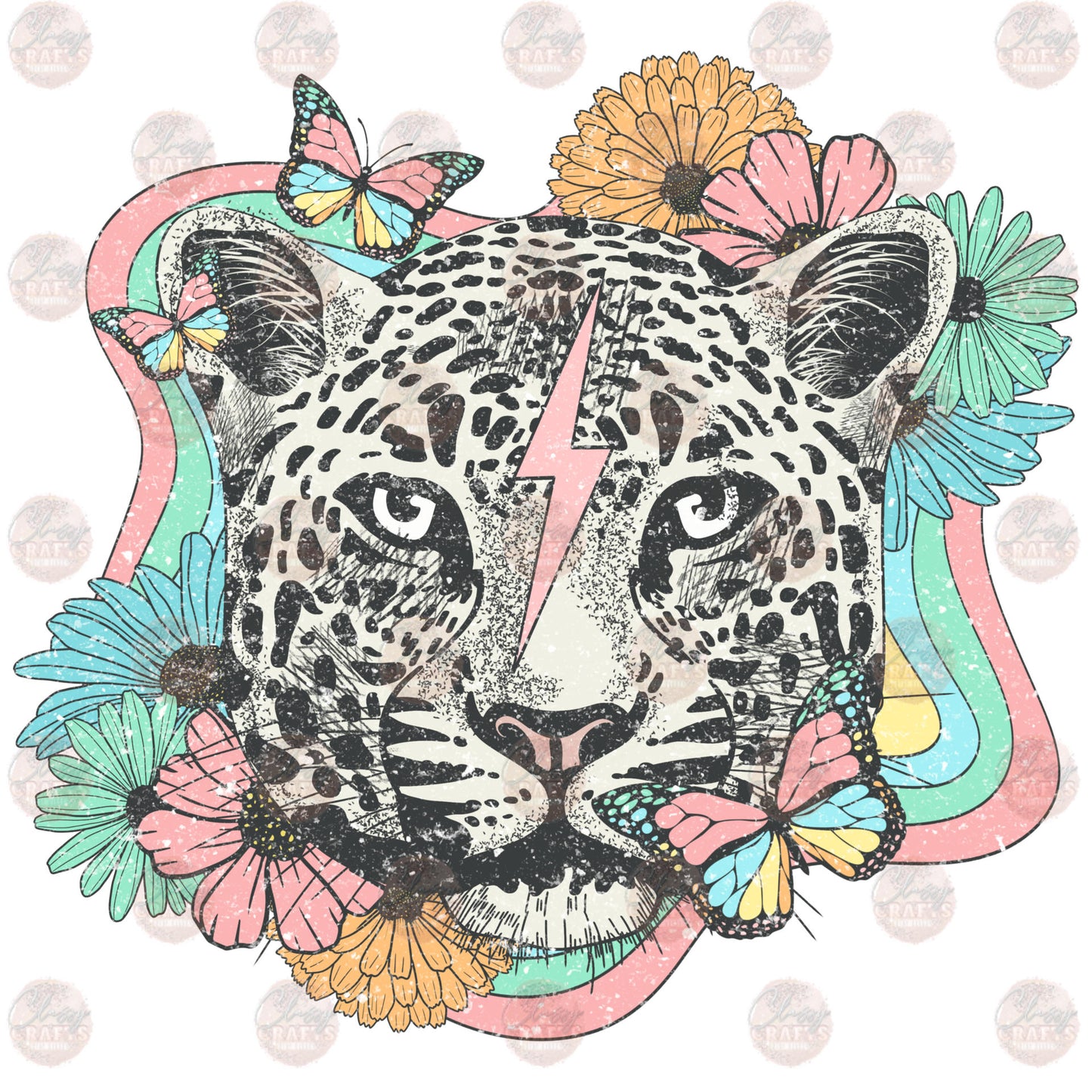 Boho Leopard Transfer