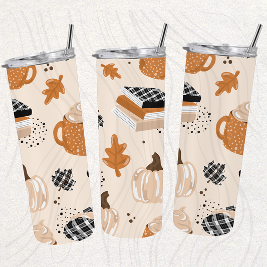 Books And Leaves Seamless Transfer