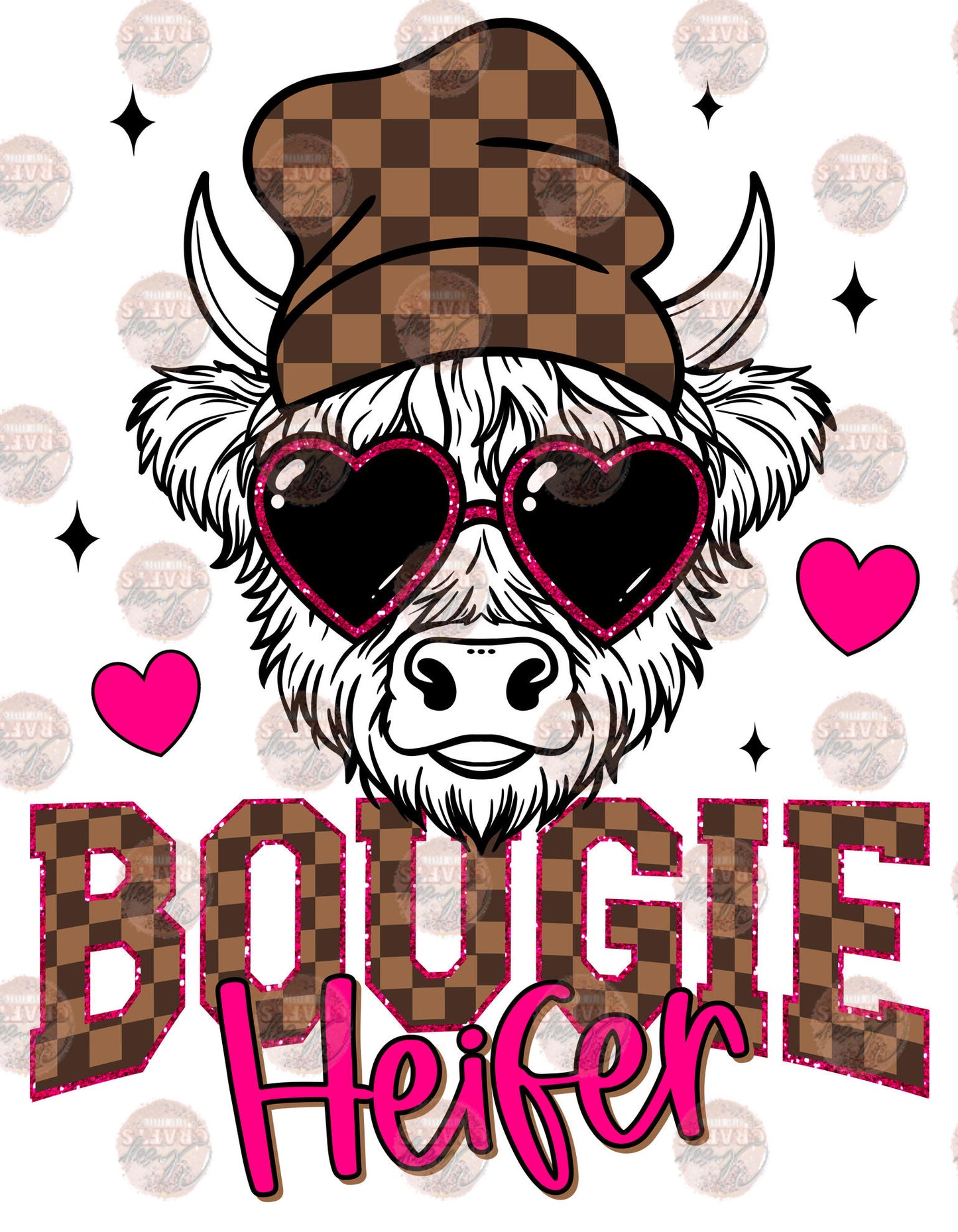 Bougie Heifer Brown Transfer