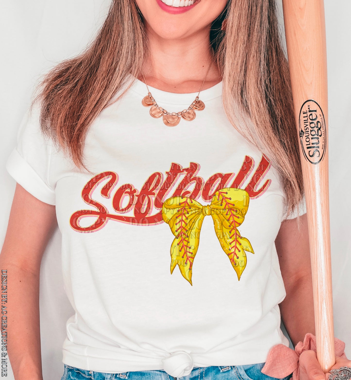 Softball Bow 2 Transfer