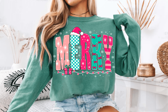 Merry Christmas Lights Transfer
