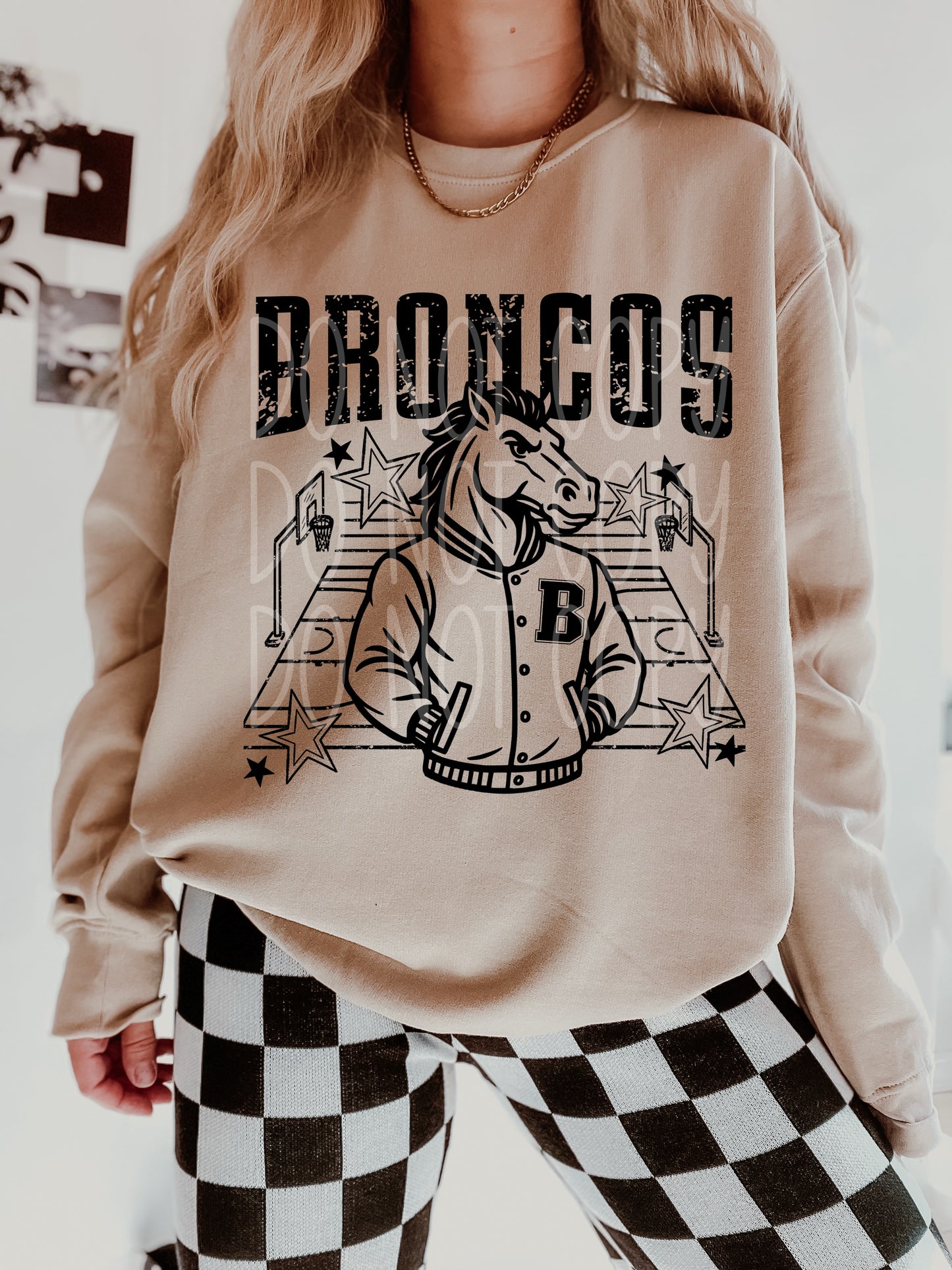 Broncos Basketball Letterman Transfer