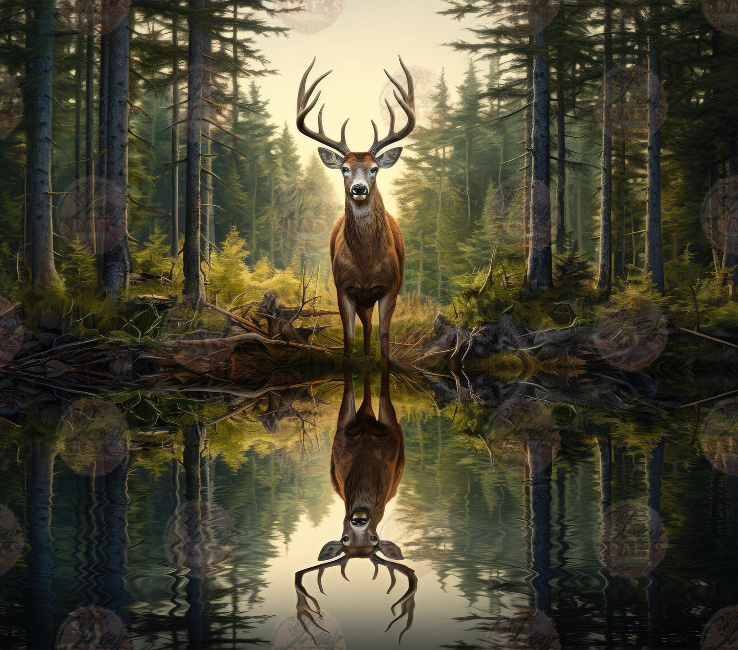 Buck Rut Tumbler Wrap