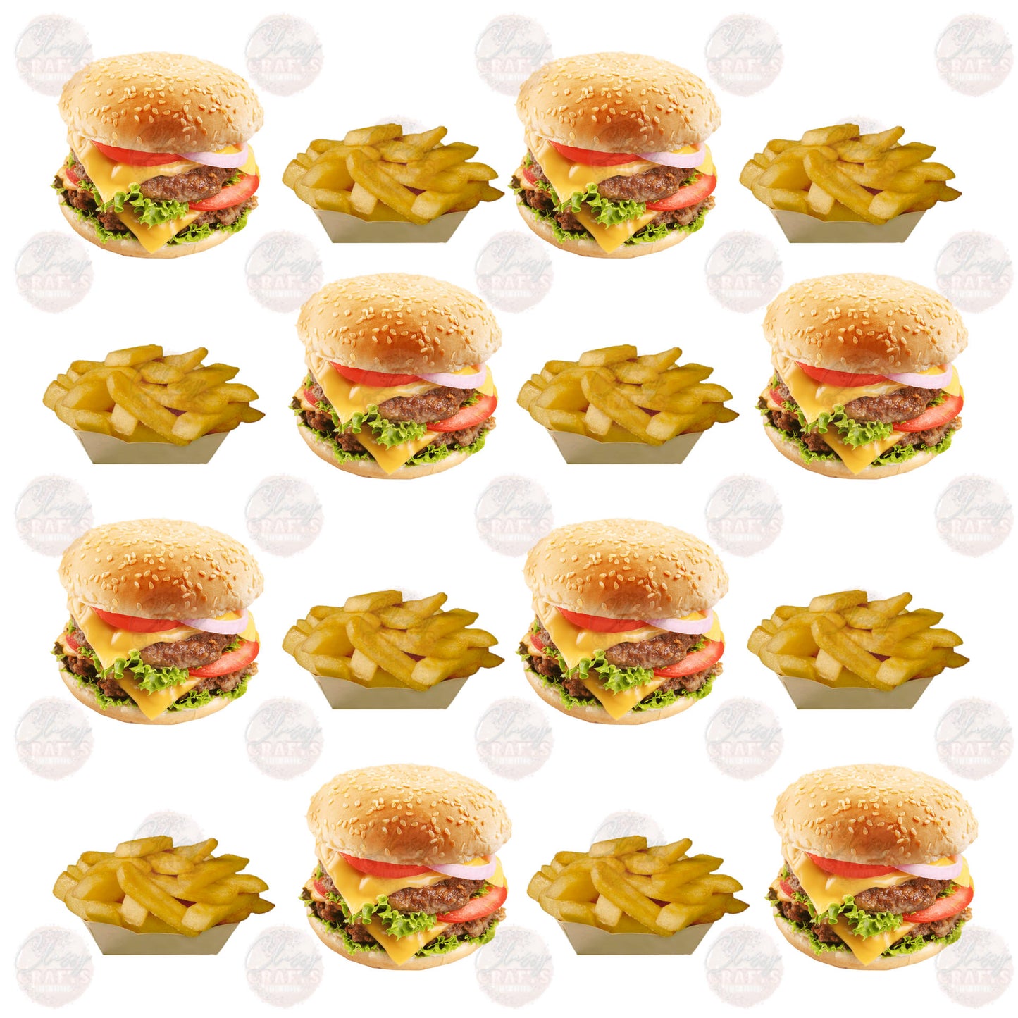 Burger Fries Transfer