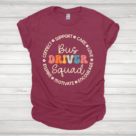 Bus Driver Squad Circle Transfer