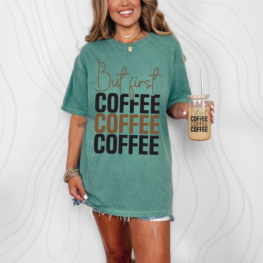 But First Coffee Stacked Transfer