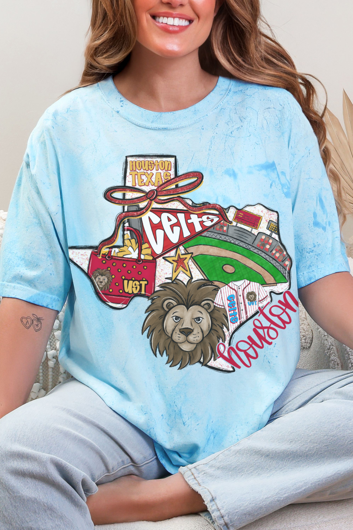 UST Celts Game Day Coquette Transfer
