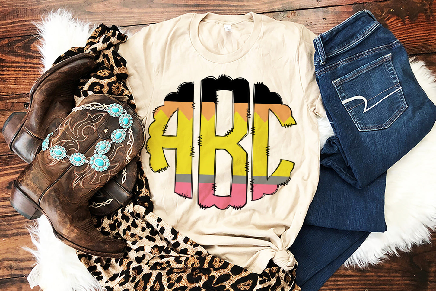 Back to School Pencil - Custom Monogram Transfer