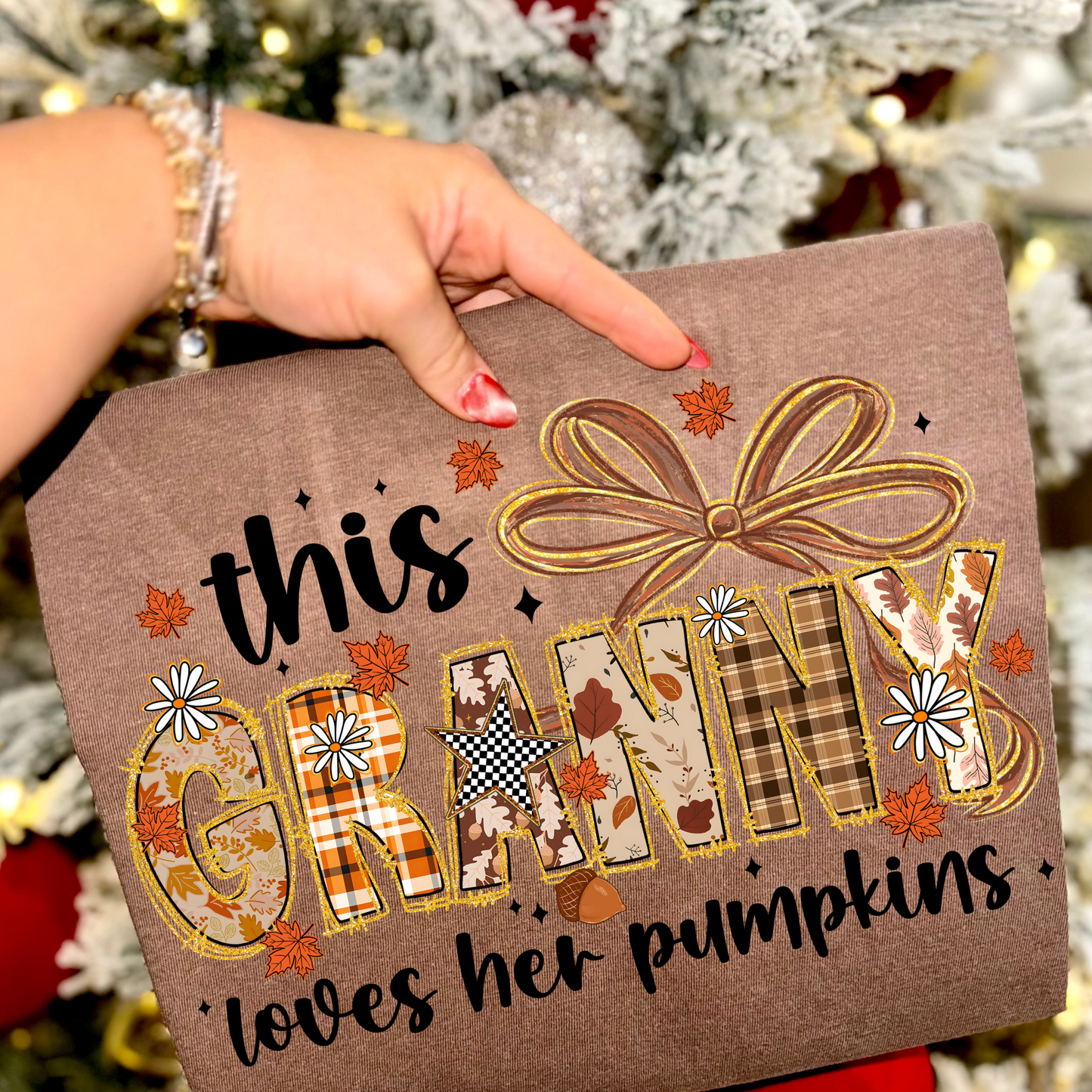 This Granny Loves Her Pumpkins Transfer**SOLD SEPARATLEY**