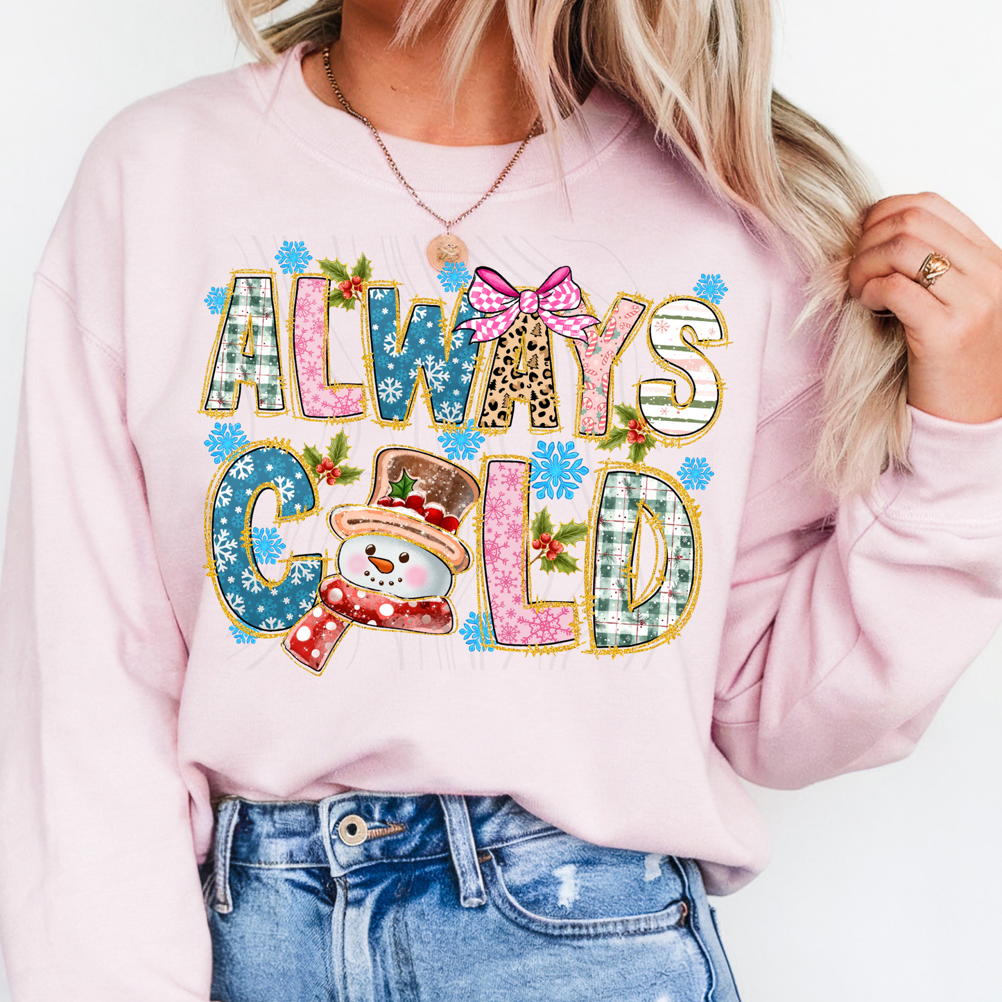 Always Cold Snowman Transfer