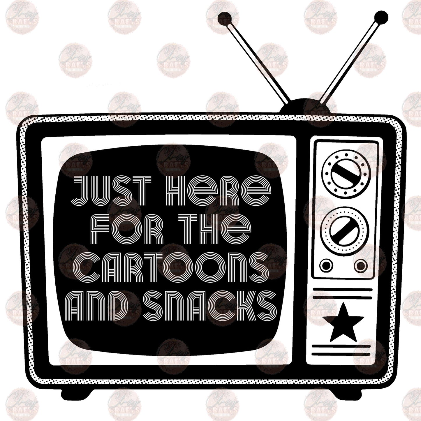 Cartoons And Snacks - Sublimation Transfers