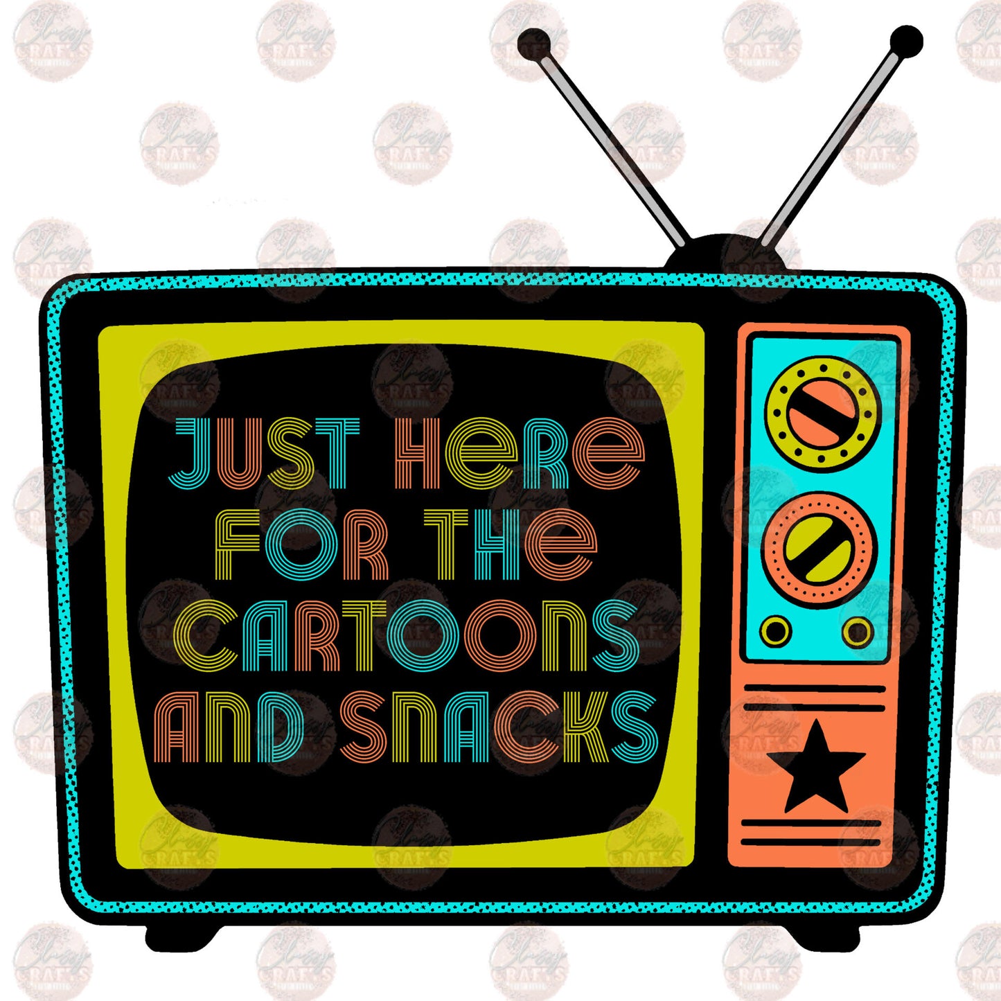 Cartoons And Snacks - Sublimation Transfers