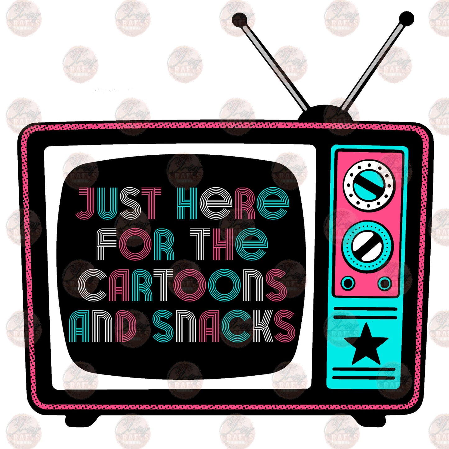 Cartoons And Snacks - Sublimation Transfers