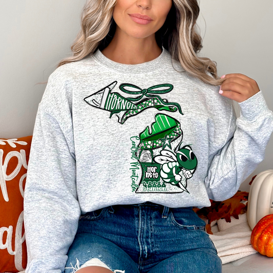 Central Montcalm Hornets Game Day Coquette Transfer