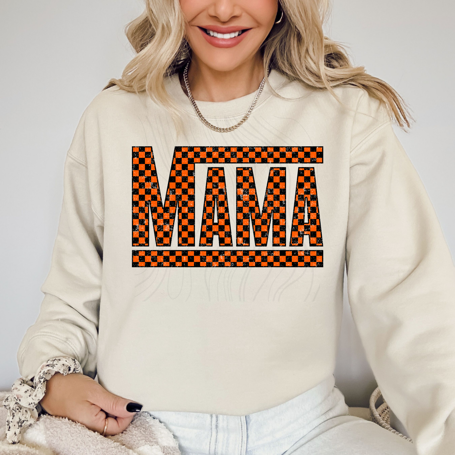 Checkered Mama And Mini Transfer