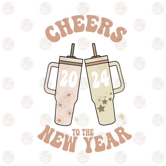 Cheers To The New Year - Sublimation Transfers