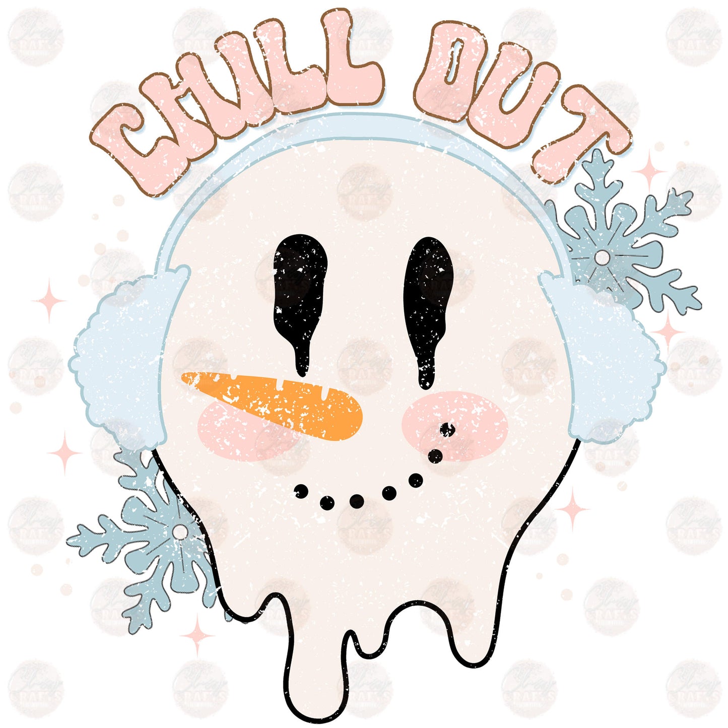 Chill Out Snowman Transfer