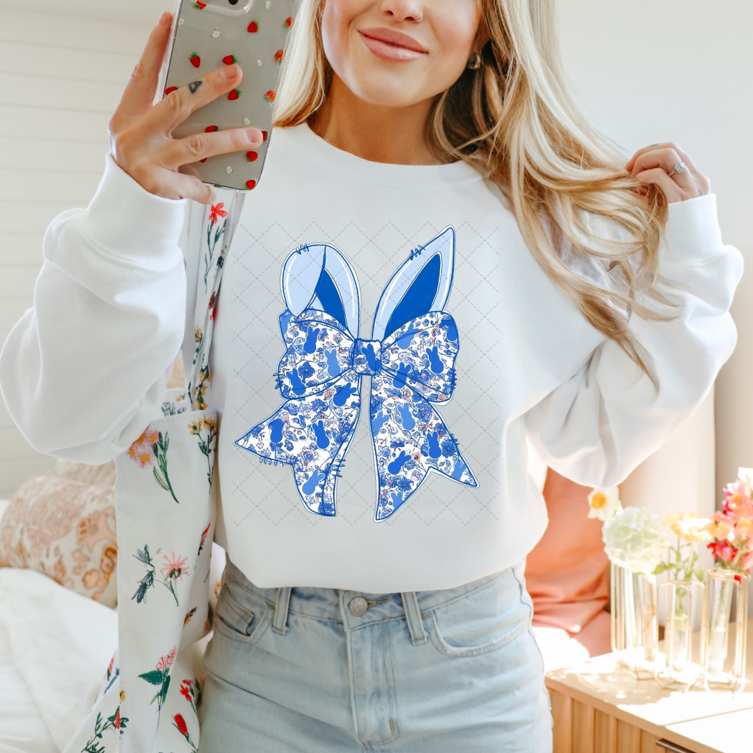 Chinoiserie Bunny Coquette Transfer