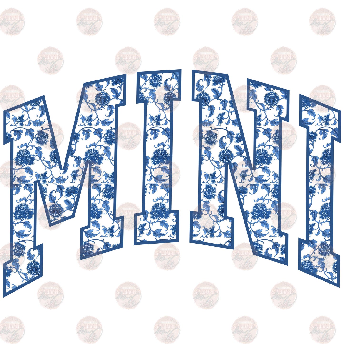 Chinoiserie Mama and Mini Transfer