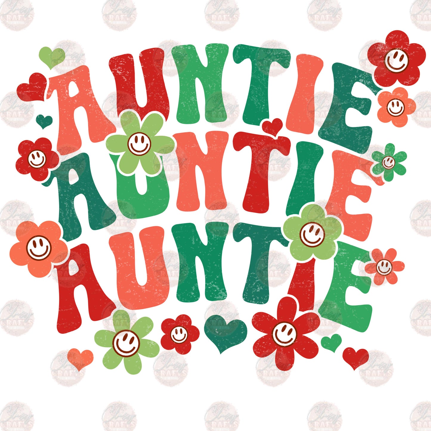 Christmas Auntie Transfer