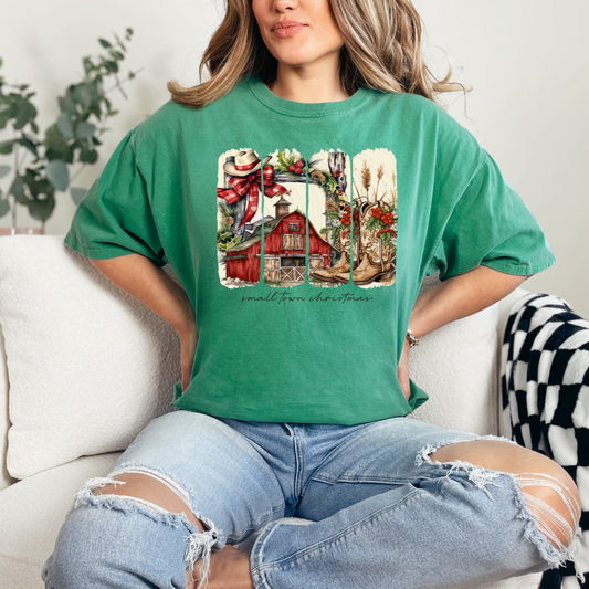 Christmas Barn Transfer