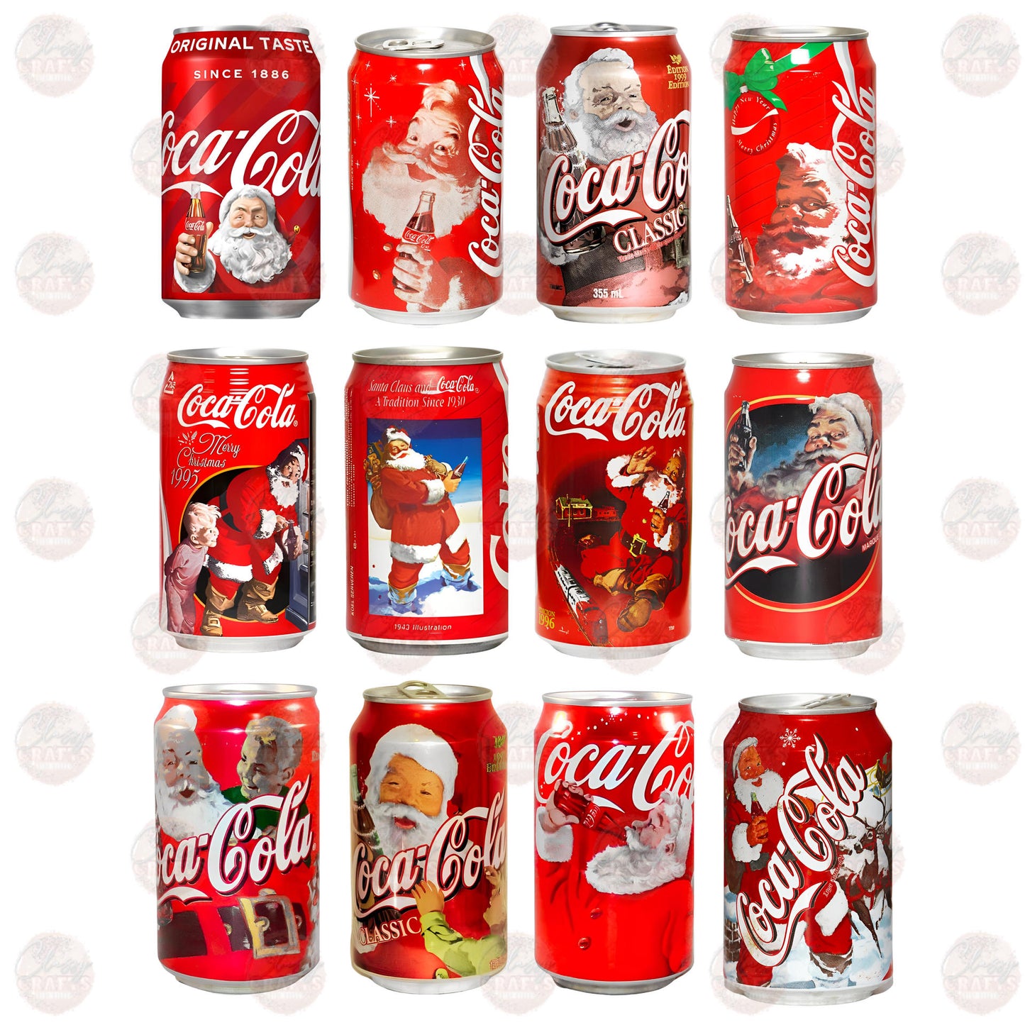 Christmas Cola Transfers