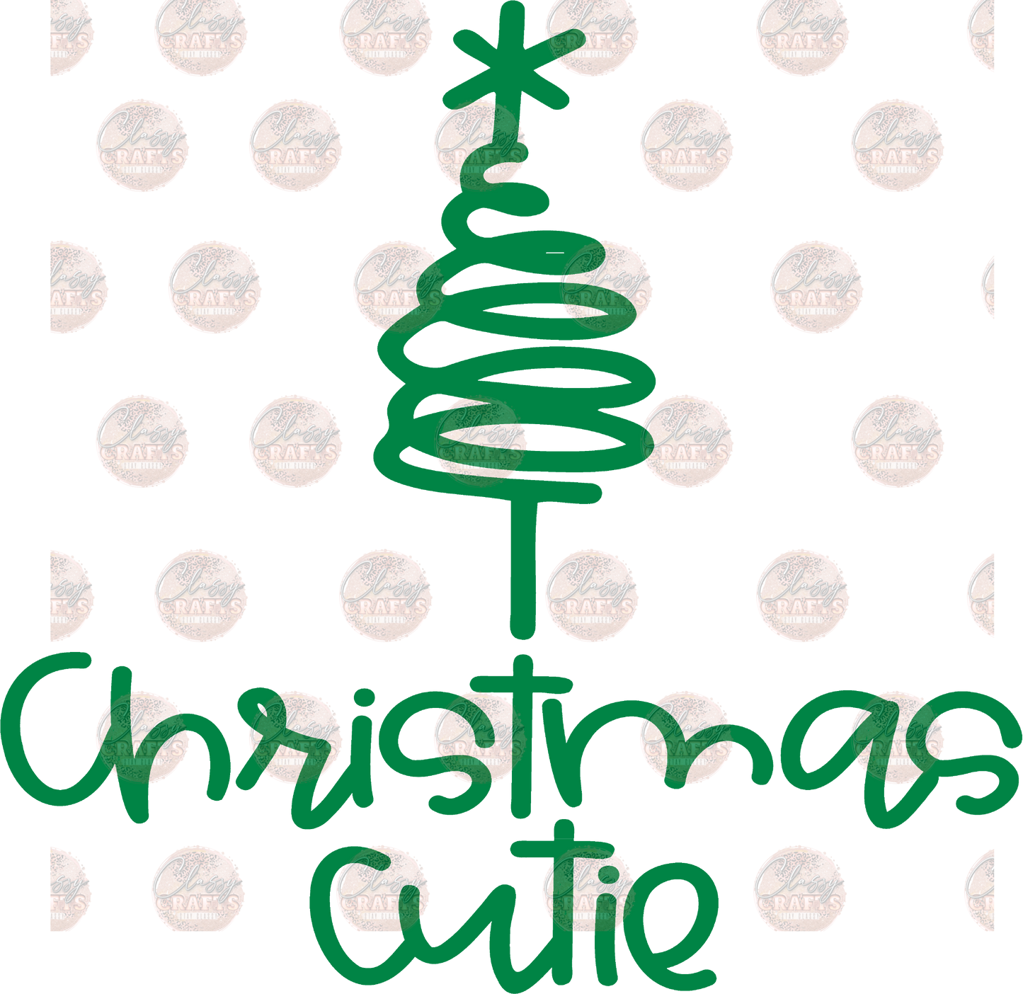 Christmas Cutie Transfer