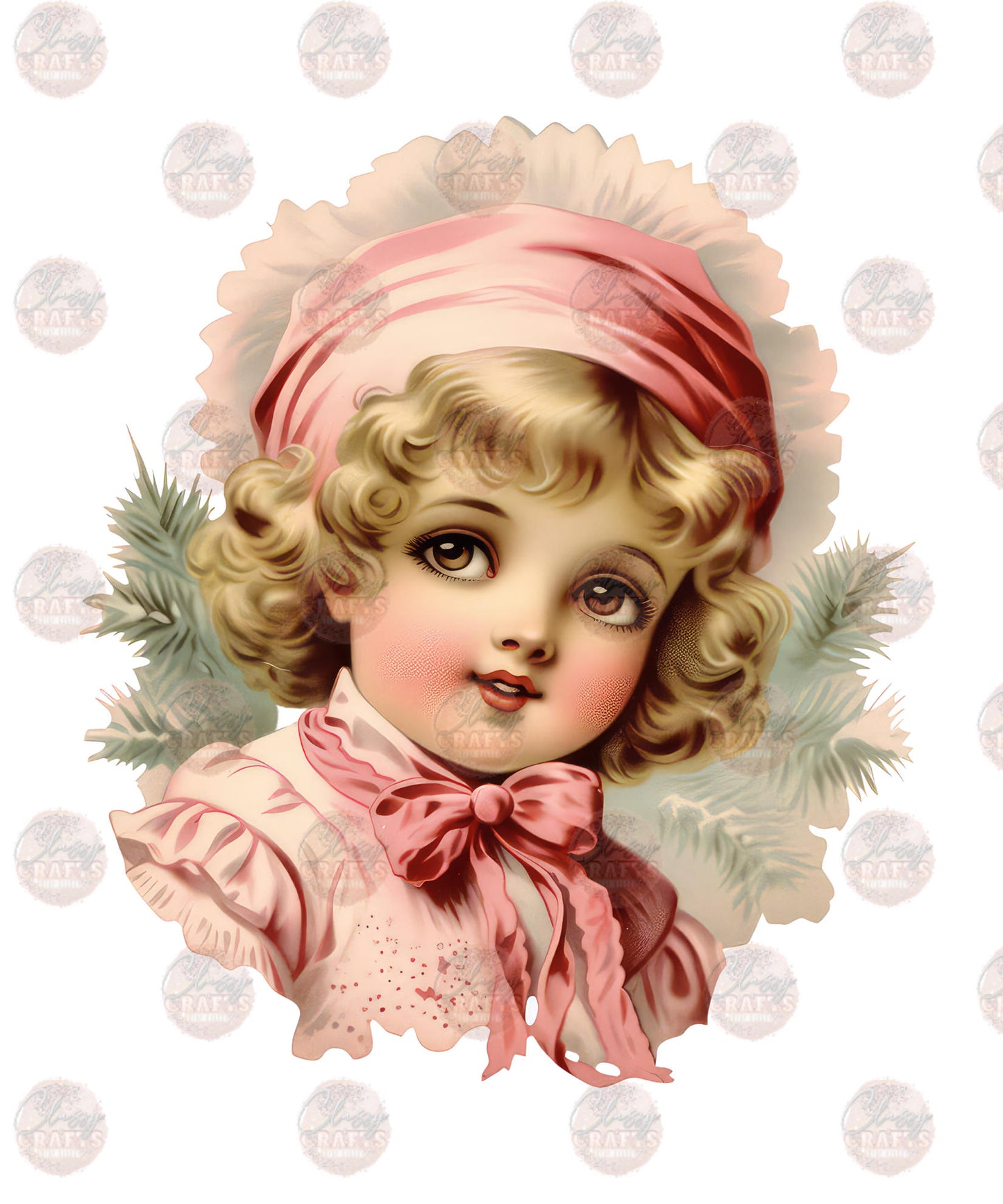 Christmas Doll Transfer