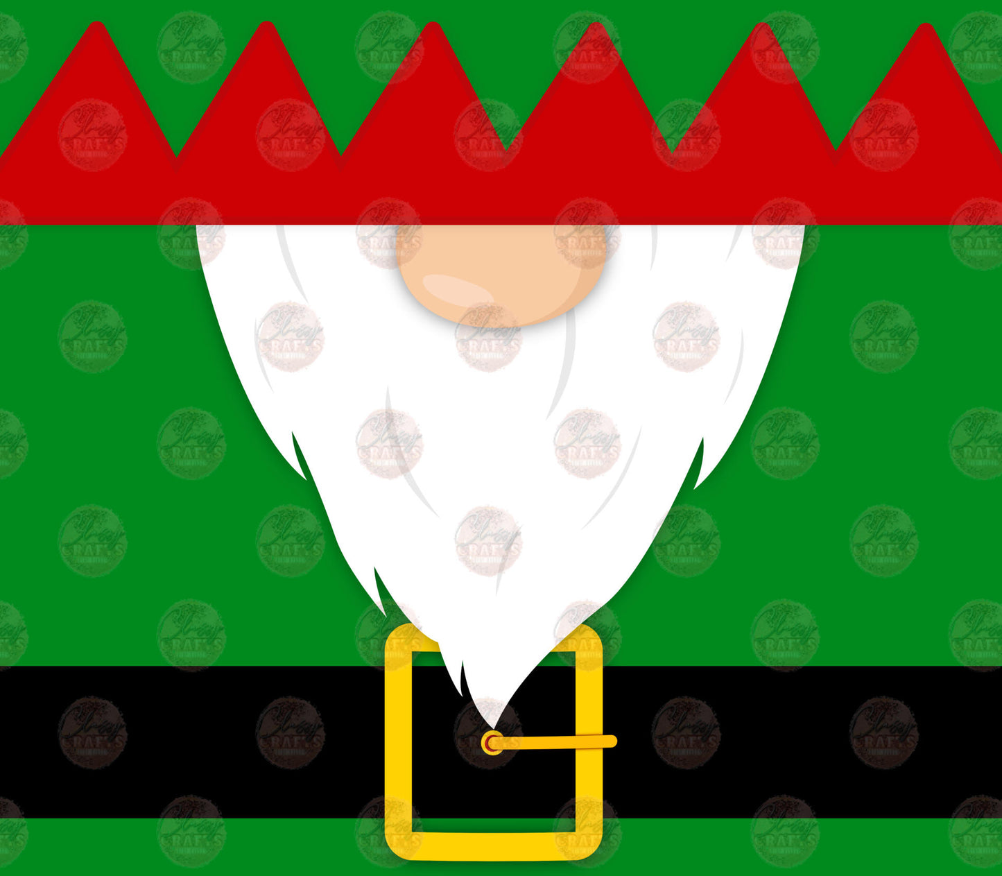 Christmas Gnome Tumbler Wrap -