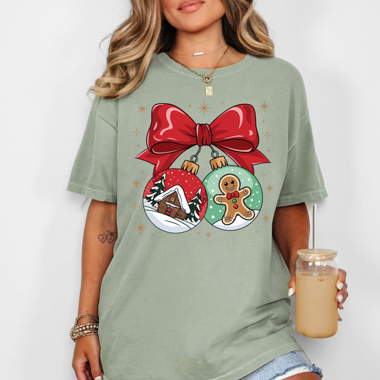 Christmas Ornament Gingerbread Man Transfer
