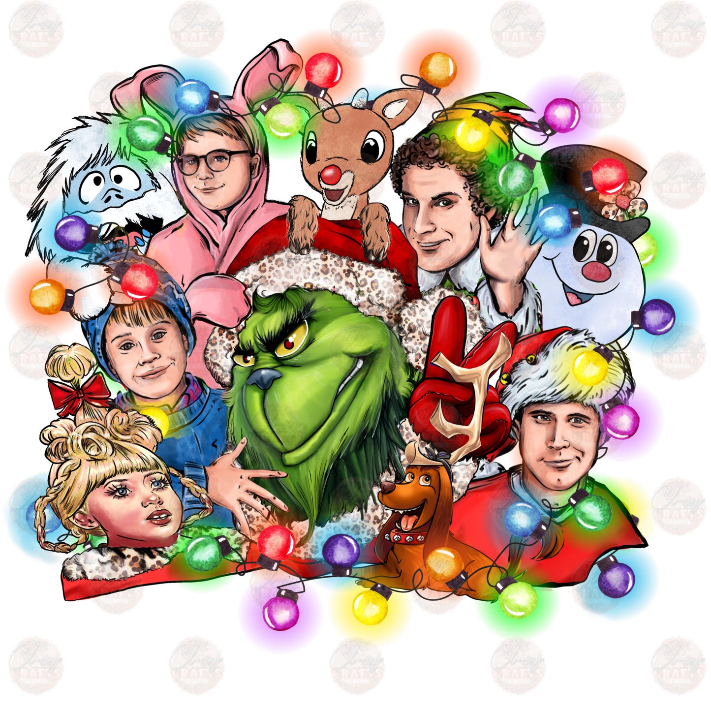 Christmas Friends Transfer