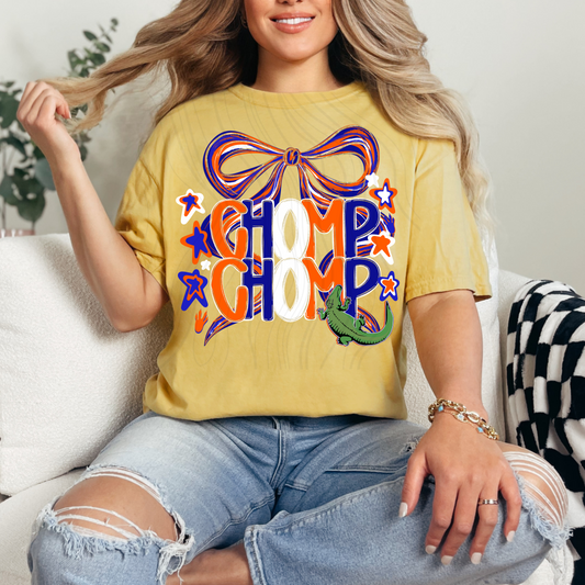 College Bows Chomp Transfer