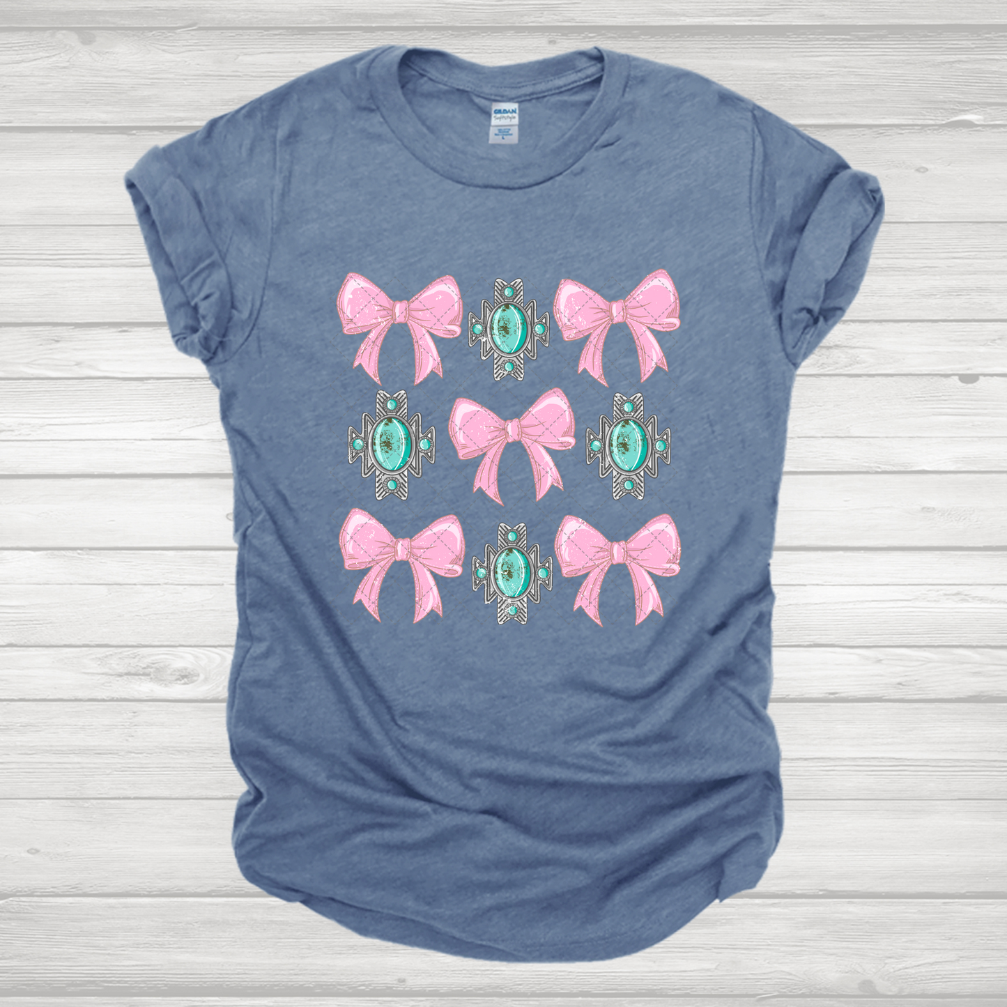 Conchos And Bows Transfer