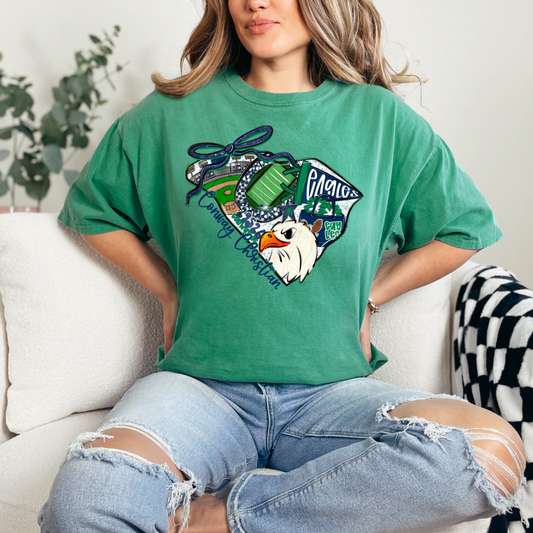 Conway Christian Eagle Game Day Coquette Transfer