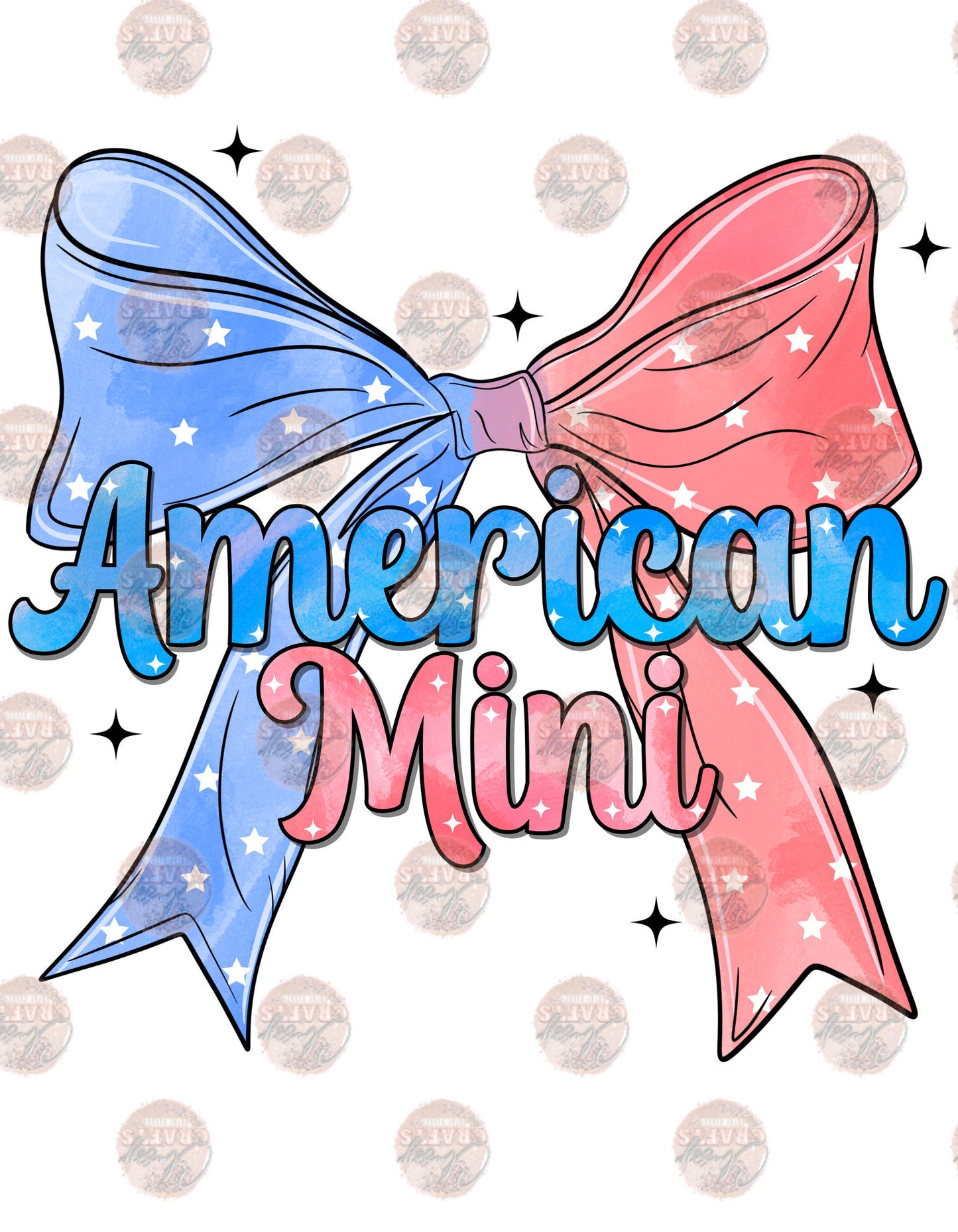 Coquette American Mama And Mini Transfer