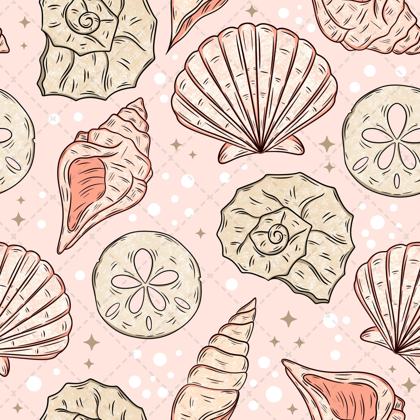 Coral Seashells Tumbler Wrap