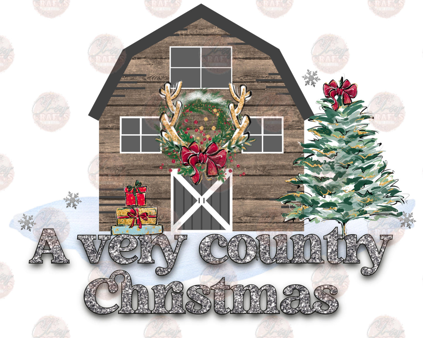 Country Christmas Transfer