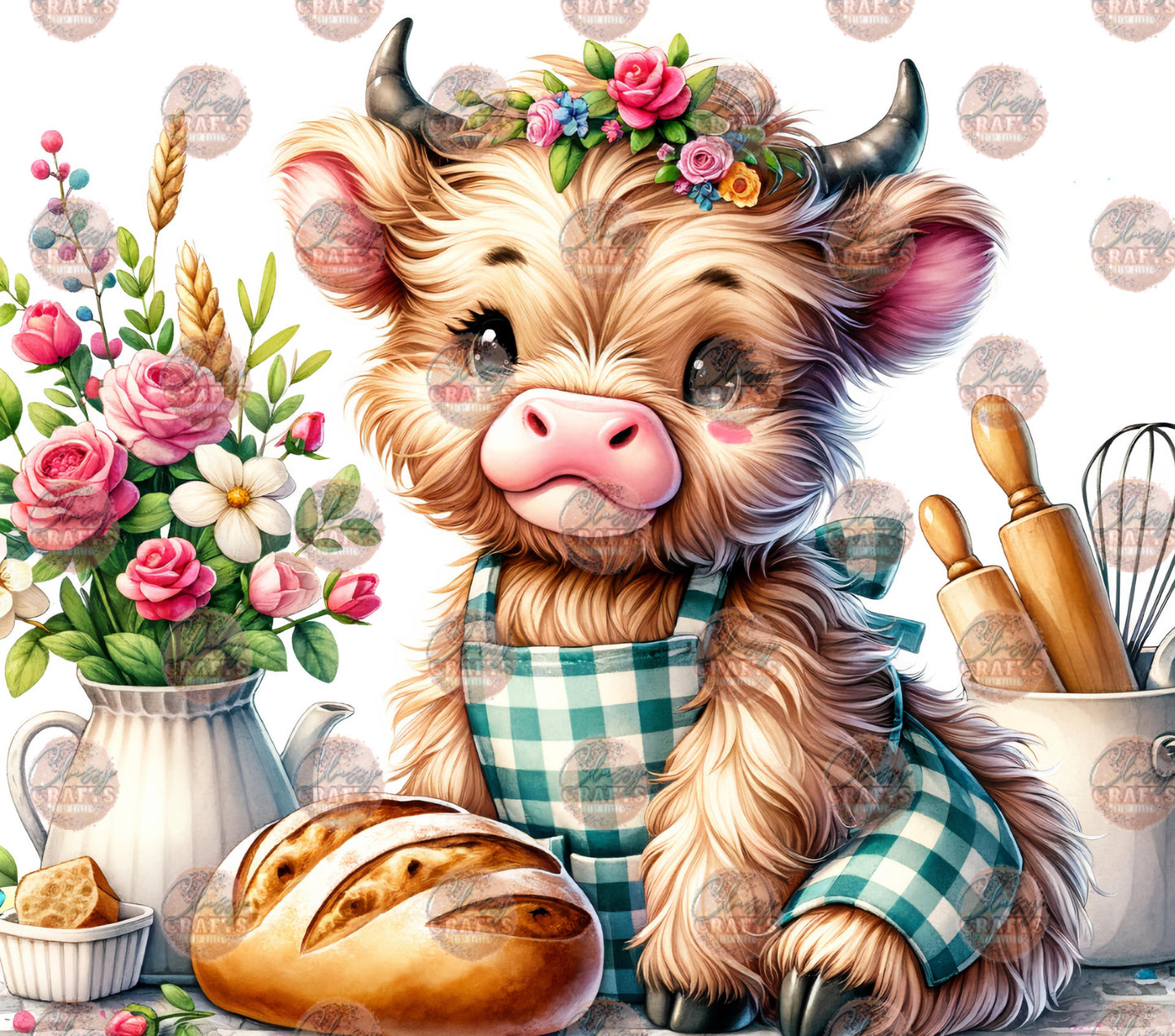 Country Heifer Tumbler Wrap