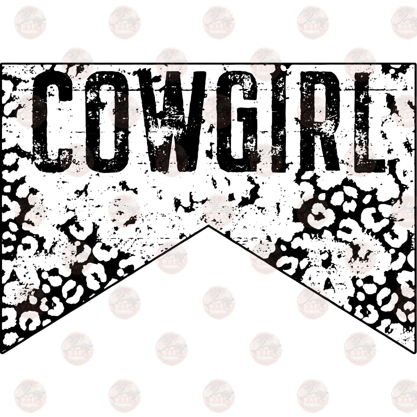 Cowgirl Black Cheetah Transfer