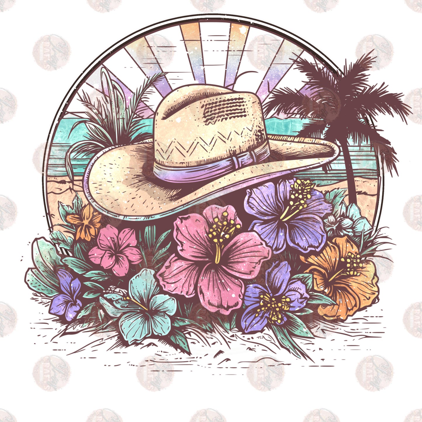 Cowgirl Summer Two Part **Sold Separately** Transfer